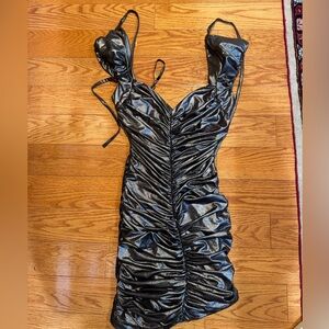 Bebe Metallic Dress